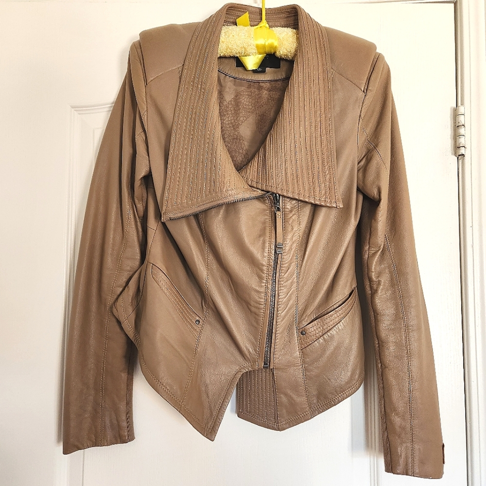 Only sheepskin leather jacket, Size S, lightly worn
